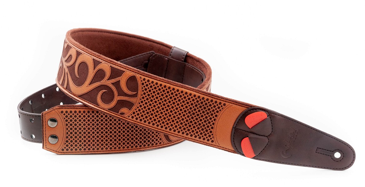 Nashville Light Brown Guitar Strap | RightOn! Straps1